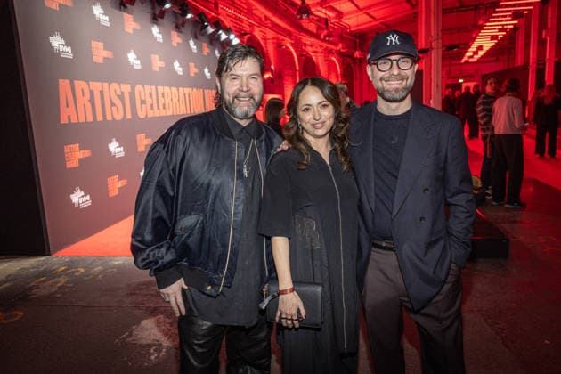 BVMI Artist Celebration Night Mark Forster and Rea Garvey with Josephine Garvey The German Music Industry Association is hosting the Artist Celebration Night, an evening where the industry comes together to celebrate the diversity and power of music Around 300 guests are expected at the dinner and a further 300 guests at the after-show party at Stadion Berlin Copyright: xEventpressxFuhrx