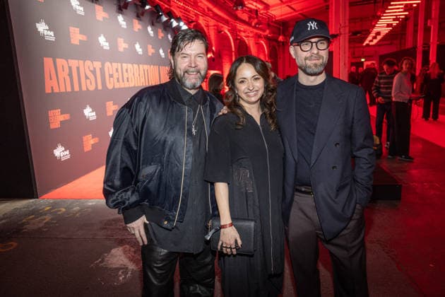 BVMI Artist Celebration Night Mark Forster and Rea Garvey with Josephine Garvey The German Music Industry Association is hosting the Artist Celebration Night, an evening where the industry comes together to celebrate the diversity and power of music Around 300 guests are expected at the dinner and a further 300 guests at the after-show party at Stadion Berlin Copyright: xEventpressxFuhrx