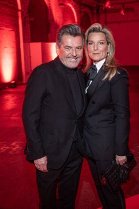 BVMI Artist Celebration Night Thomas Anders and his wife Claudia The German Music Industry Association is hosting the Artist Celebration Night, an evening where the industry comes together to celebrate the diversity and power of music Around 300 guests are expected at the dinner and a further 300 guests at the after-show party at Stadion Berlin Copyright: xEventpressxFuhrx