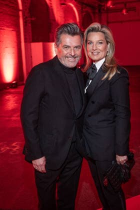 BVMI Artist Celebration Night Thomas Anders and his wife Claudia The German Music Industry Association is hosting the Artist Celebration Night, an evening where the industry comes together to celebrate the diversity and power of music Around 300 guests are expected at the dinner and a further 300 guests at the after-show party at Stadion Berlin Copyright: xEventpressxFuhrx