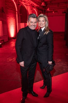 BVMI Artist Celebration Night Thomas Anders and his wife Claudia The German Music Industry Association is hosting the Artist Celebration Night, an evening where the industry comes together to celebrate the diversity and power of music Around 300 guests are expected at the dinner and a further 300 guests at the after-show party at Stadion Berlin Copyright: xEventpressxFuhrx