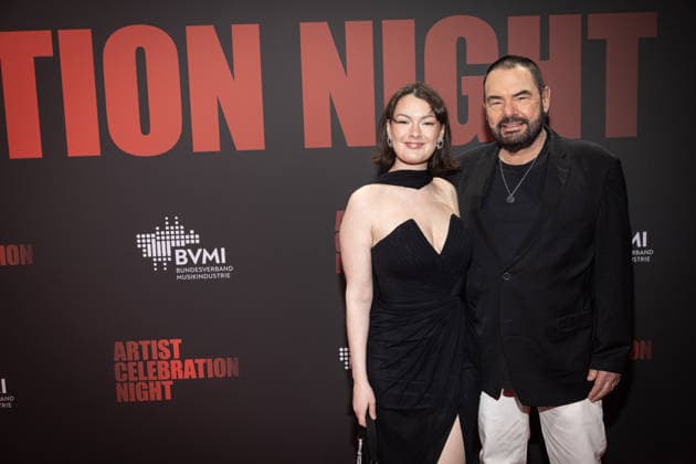 BVMI Artist Celebration Night Marian Gold Hartwig Schierbaum Alphaville and daughter Lily The German Music Industry Association is hosting the Artist Celebration Night, an evening where the industry comes together to celebrate the diversity and power of music Around 300 guests are expected at the dinner and another 300 guests at the after-show party at Stadion Berlin Copyright: xEventpressxFuhrx