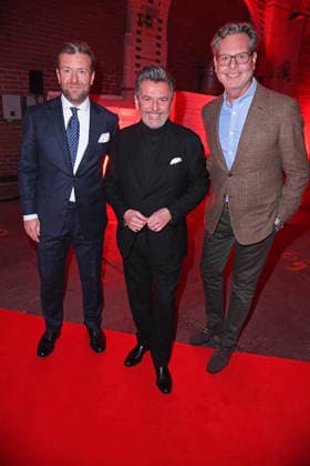 Jonas Haentjes CEO Edel Music , Thomas Anders, Christian Geller at the ARTIST CELEBRATION NIGHT of the German Music Industry Association BVMI at STATION Berlin in Berlin on 21 01 2026