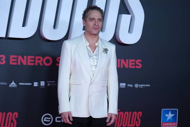 Claudio Santamaria attends the Idolos premiere at Kinepolis Cinema . January 21, 2026 in Madrid, Spain. (20260121637)