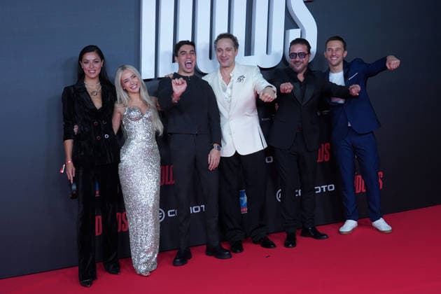 Cast of the film attend the Idolos premiere at Kinepolis Cinema . January 21, 2026 in Madrid, Spain. (202601211606)