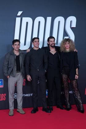 Casas brothers attend the Idolos premiere at Kinepolis Cinema . January 21, 2026 in Madrid, Spain. (202601211669)