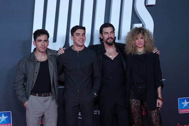 Casas brothers attend the Idolos premiere at Kinepolis Cinema . January 21, 2026 in Madrid, Spain. (202601211682)