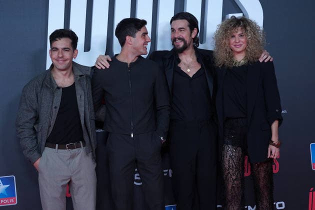 Casas brothers attend the Idolos premiere at Kinepolis Cinema . January 21, 2026 in Madrid, Spain. (202601211698)