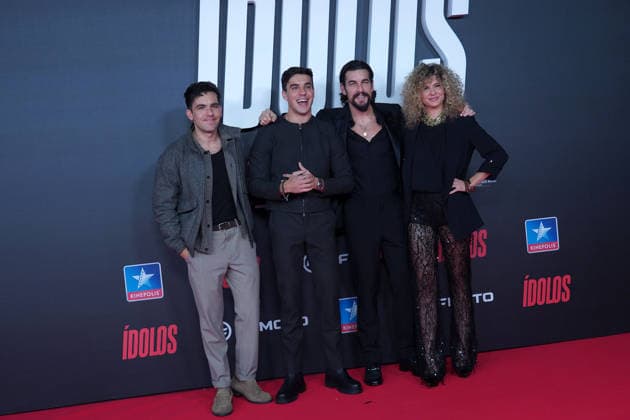 Casas brothers attend the Idolos premiere at Kinepolis Cinema . January 21, 2026 in Madrid, Spain. (202601211720)