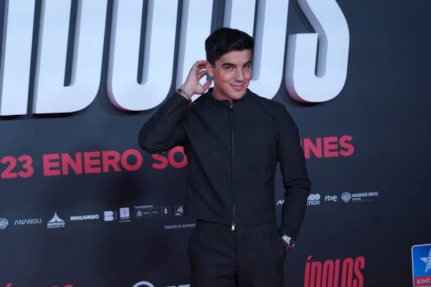 Oscar Casas attends the Idolos premiere at Kinepolis Cinema . January 21, 2026 in Madrid, Spain. (20260121800)