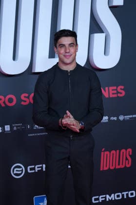 Oscar Casas attends the Idolos premiere at Kinepolis Cinema . January 21, 2026 in Madrid, Spain. (20260121803)