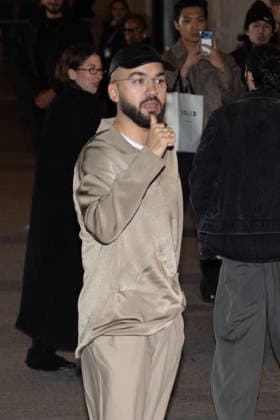 AMI Paris Menswear Arrivals Oli arrived at the AMI Paris Menswear Fall Winter 2026-2027 show as part of Paris Fashion Week on January 21, 2026 in Paris, France. Photo by Nasser Berzane ABACAPRESS.COM Paris France  Copyright: xBerzanexNasser ABACAx