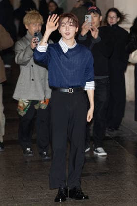 AMI Paris Menswear Arrivals Seungkwan arrived at the AMI Paris Menswear Fall Winter 2026-2027 show as part of Paris Fashion Week on January 21, 2026 in Paris, France. Photo by Nasser Berzane ABACAPRESS.COM Paris France  Copyright: xBerzanexNasser ABACAx
