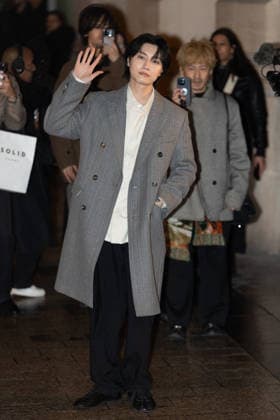 AMI Paris Menswear Arrivals Dori Sakurada arrived at the AMI Paris Menswear Fall Winter 2026-2027 show as part of Paris Fashion Week on January 21, 2026 in Paris, France. Photo by Nasser Berzane ABACAPRESS.COM Paris France  Copyright: xBerzanexNasser ABACAx