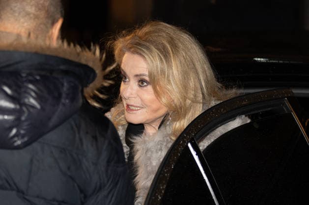 AMI Paris Menswear Arrivals Catherine Deneuve arrived at the AMI Paris Menswear Fall Winter 2026-2027 show as part of Paris Fashion Week on January 21, 2026 in Paris, France. Photo by Nasser Berzane ABACAPRESS.COM Paris France  Copyright: xBerzanexNasser ABACAx