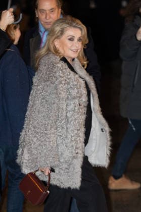 AMI Paris Menswear Arrivals Catherine Deneuve arrived at the AMI Paris Menswear Fall Winter 2026-2027 show as part of Paris Fashion Week on January 21, 2026 in Paris, France. Photo by Nasser Berzane ABACAPRESS.COM Paris France  Copyright: xBerzanexNasser ABACAx