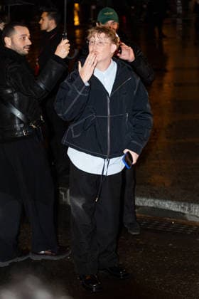 AMI Paris Menswear Arrivals Eddy de Pretto arrived at the AMI Paris Menswear Fall Winter 2026-2027 show as part of Paris Fashion Week on January 21, 2026 in Paris, France. Photo by Nasser Berzane ABACAPRESS.COM Paris France  Copyright: xBerzanexNasser ABACAx