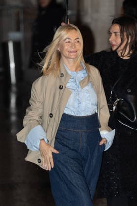 AMI Paris Menswear Arrivals Emmanuelle Beart arrived at the AMI Paris Menswear Fall Winter 2026-2027 show as part of Paris Fashion Week on January 21, 2026 in Paris, France. Photo by Nasser Berzane ABACAPRESS.COM Paris France  Copyright: xBerzanexNasser ABACAx