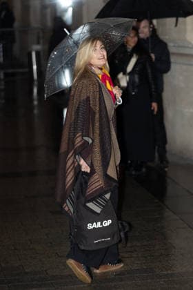 AMI Paris Menswear Arrivals Julie Gayet arrived at the AMI Paris Menswear Fall Winter 2026-2027 show as part of Paris Fashion Week on January 21, 2026 in Paris, France. Photo by Nasser Berzane ABACAPRESS.COM Paris France  Copyright: xBerzanexNasser ABACAx
