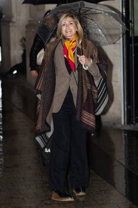 AMI Paris Menswear Arrivals Julie Gayet arrived at the AMI Paris Menswear Fall Winter 2026-2027 show as part of Paris Fashion Week on January 21, 2026 in Paris, France. Photo by Nasser Berzane ABACAPRESS.COM Paris France  Copyright: xBerzanexNasser ABACAx