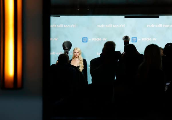 Leven Miranda arrives on the red carpet for the premiere of It s Not Like That, produced by Wonder Project for Prime Video at Metrograph on Wednesday, January 21, 2026 in New York City.  NYP20260121111 JOHNxANGELILLO