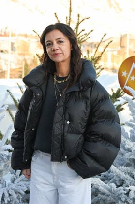 Alpe d Huez 29th Comedy Film Festival - Deviens Genial Photocall Marie-Julie Baup posing for the photocall of Deviens genial during the 29th Comedy Film Festival in L Alpe d’Huez, France, on January 21, 2026. Photo by Mireille Ampilhac ABACAPRESS.COM L Alpe du huez France  Copyright: xAmpilhacxMireille ABACAx