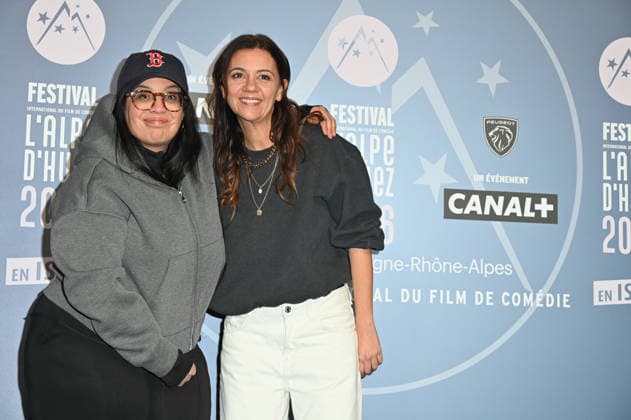 Alpe d Huez 29th Comedy Film Festival Melha Bedia and Marie-Julie Baup posing for a photocall during the 29th Comedy Film Festival in L Alpe d’Huez, France, on January 21, 2026. Photo by Mireille Ampilhac ABACAPRESS.COM L Alpe Du Huez France  Copyright: xAmpilhacxMireille ABACAx