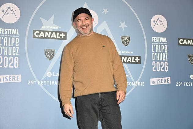 Alpe d Huez 29th Comedy Film Festival Mohamed Hamidi posing for a photocall during the 29th Comedy Film Festival in L Alpe d’Huez, France, on January 21, 2026. Photo by Mireille Ampilhac ABACAPRESS.COM L Alpe Du Huez France  Copyright: xAmpilhacxMireille ABACAx