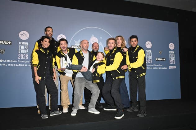 Alpe d Huez 29th Comedy Film Festival Reem Kherici, Tarek Boudali, Julien Arruti, Paco Boisson, Alban Ivanov, Philippe Lacheau, Elodie Fontan, Corentin Guillot and Jamel Debbouze posing for a photocall during the 29th Comedy Film Festival in L Alpe d’Huez, France, on January 21, 2026. Photo by Mireille Ampilhac ABACAPRESS.COM L Alpe Du Huez France Copyright: xAmpilhacxMireille ABACAx