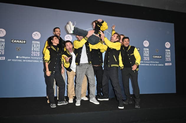Alpe d Huez 29th Comedy Film Festival Reem Kherici, Tarek Boudali, Julien Arruti, Paco Boisson, Alban Ivanov, Philippe Lacheau, Elodie Fontan, Corentin Guillot and Jamel Debbouze posing for a photocall during the 29th Comedy Film Festival in L Alpe d’Huez, France, on January 21, 2026. Photo by Mireille Ampilhac ABACAPRESS.COM L Alpe Du Huez France Copyright: xAmpilhacxMireille ABACAx