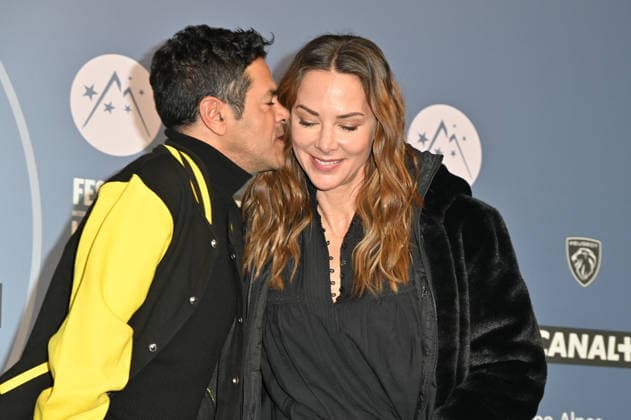Alpe d Huez 29th Comedy Film Festival Jamel Debbouze and Melissa Theuriau posing for a photocall during the 29th Comedy Film Festival in L Alpe d’Huez, France, on January 21, 2026. Photo by Mireille Ampilhac ABACAPRESS.COM L Alpe Du Huez France  Copyright: xAmpilhacxMireille ABACAx