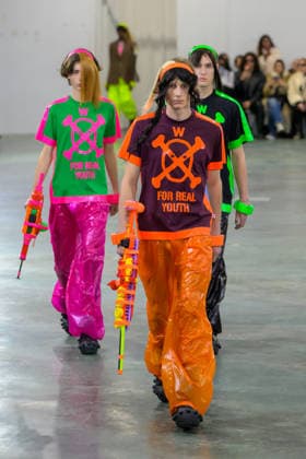 PFW - Walter Van Beirendonck Runway Model walks the runway during the Walter Van Beirendonck Menswear Fall Winter 2026-2027 show as part of Paris Fashion Week on January 21, 2026 in Paris, France. Photo by Jana Call me J ABACAPRESS.COM Paris Ile de France France  Copyright: xJanaxCallxmexJ ABACAx