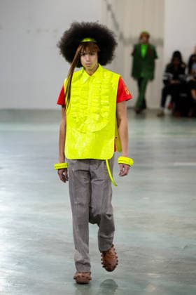 PFW - Walter Van Beirendonck Runway Model walks the runway during the Walter Van Beirendonck Menswear Fall Winter 2026-2027 show as part of Paris Fashion Week on January 21, 2026 in Paris, France. Photo by Jana Call me J ABACAPRESS.COM Paris Ile de France France  Copyright: xJanaxCallxmexJ ABACAx
