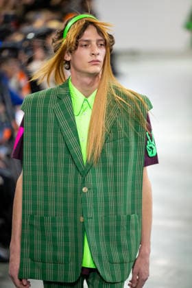 PFW - Walter Van Beirendonck Runway Model walks the runway during the Walter Van Beirendonck Menswear Fall Winter 2026-2027 show as part of Paris Fashion Week on January 21, 2026 in Paris, France. Photo by Jana Call me J ABACAPRESS.COM Paris Ile de France France  Copyright: xJanaxCallxmexJ ABACAx