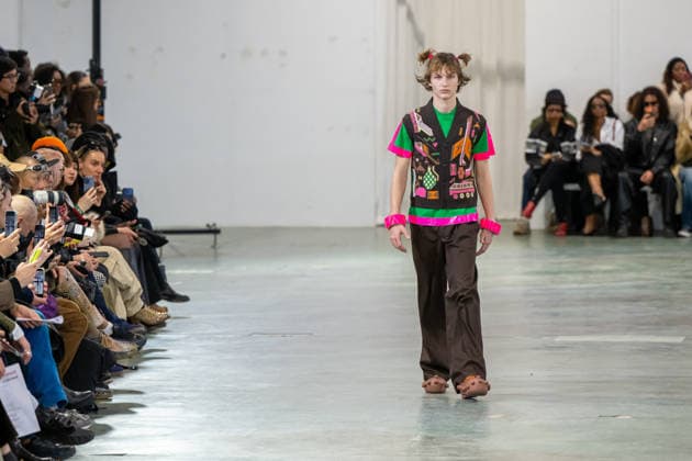 PFW - Walter Van Beirendonck Runway Model walks the runway during the Walter Van Beirendonck Menswear Fall Winter 2026-2027 show as part of Paris Fashion Week on January 21, 2026 in Paris, France. Photo by Jana Call me J ABACAPRESS.COM Paris Ile de France France  Copyright: xJanaxCallxmexJ ABACAx
