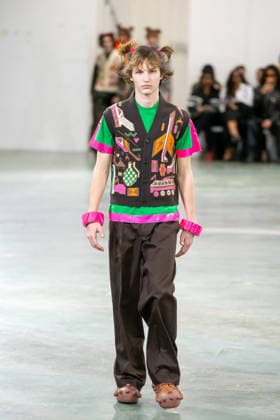 PFW - Walter Van Beirendonck Runway Model walks the runway during the Walter Van Beirendonck Menswear Fall Winter 2026-2027 show as part of Paris Fashion Week on January 21, 2026 in Paris, France. Photo by Jana Call me J ABACAPRESS.COM Paris Ile de France France  Copyright: xJanaxCallxmexJ ABACAx