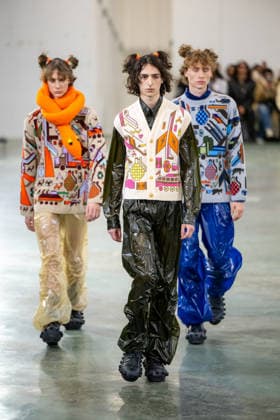 PFW - Walter Van Beirendonck Runway Model walks the runway during the Walter Van Beirendonck Menswear Fall Winter 2026-2027 show as part of Paris Fashion Week on January 21, 2026 in Paris, France. Photo by Jana Call me J ABACAPRESS.COM Paris Ile de France France  Copyright: xJanaxCallxmexJ ABACAx