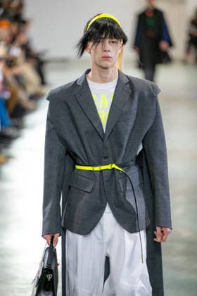 PFW - Walter Van Beirendonck Runway Model walks the runway during the Walter Van Beirendonck Menswear Fall Winter 2026-2027 show as part of Paris Fashion Week on January 21, 2026 in Paris, France. Photo by Jana Call me J ABACAPRESS.COM Paris Ile de France France  Copyright: xJanaxCallxmexJ ABACAx