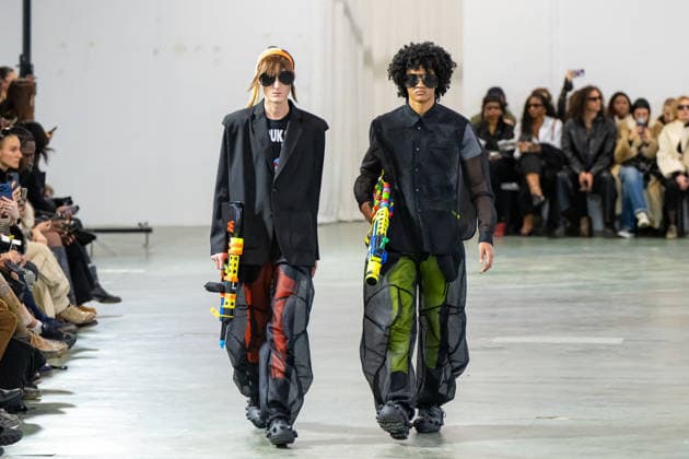 PFW - Walter Van Beirendonck Runway Model walks the runway during the Walter Van Beirendonck Menswear Fall Winter 2026-2027 show as part of Paris Fashion Week on January 21, 2026 in Paris, France. Photo by Jana Call me J ABACAPRESS.COM Paris Ile de France France  Copyright: xJanaxCallxmexJ ABACAx