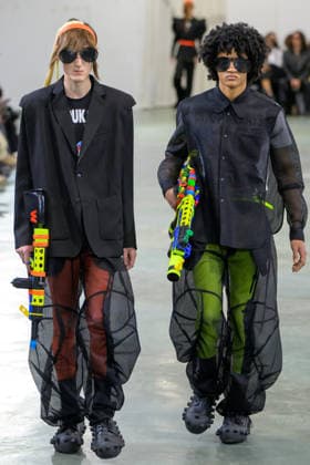 PFW - Walter Van Beirendonck Runway Model walks the runway during the Walter Van Beirendonck Menswear Fall Winter 2026-2027 show as part of Paris Fashion Week on January 21, 2026 in Paris, France. Photo by Jana Call me J ABACAPRESS.COM Paris Ile de France France  Copyright: xJanaxCallxmexJ ABACAx