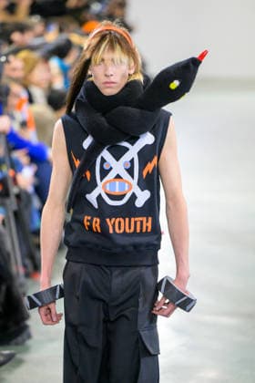 PFW - Walter Van Beirendonck Runway Model walks the runway during the Walter Van Beirendonck Menswear Fall Winter 2026-2027 show as part of Paris Fashion Week on January 21, 2026 in Paris, France. Photo by Jana Call me J ABACAPRESS.COM Paris Ile de France France  Copyright: xJanaxCallxmexJ ABACAx