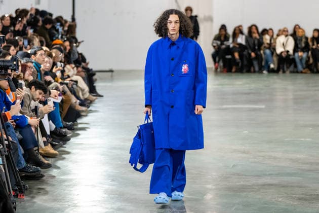 PFW - Walter Van Beirendonck Runway Model walks the runway during the Walter Van Beirendonck Menswear Fall Winter 2026-2027 show as part of Paris Fashion Week on January 21, 2026 in Paris, France. Photo by Jana Call me J ABACAPRESS.COM Paris Ile de France France  Copyright: xJanaxCallxmexJ ABACAx