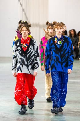 PFW - Walter Van Beirendonck Runway Model walks the runway during the Walter Van Beirendonck Menswear Fall Winter 2026-2027 show as part of Paris Fashion Week on January 21, 2026 in Paris, France. Photo by Jana Call me J ABACAPRESS.COM Paris Ile de France France  Copyright: xJanaxCallxmexJ ABACAx
