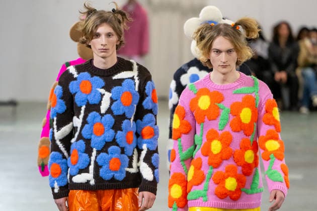 PFW - Walter Van Beirendonck Runway Model walks the runway during the Walter Van Beirendonck Menswear Fall Winter 2026-2027 show as part of Paris Fashion Week on January 21, 2026 in Paris, France. Photo by Jana Call me J ABACAPRESS.COM Paris Ile de France France  Copyright: xJanaxCallxmexJ ABACAx
