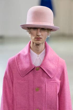 PFW - Walter Van Beirendonck Runway Model walks the runway during the Walter Van Beirendonck Menswear Fall Winter 2026-2027 show as part of Paris Fashion Week on January 21, 2026 in Paris, France. Photo by Jana Call me J ABACAPRESS.COM Paris Ile de France France  Copyright: xJanaxCallxmexJ ABACAx