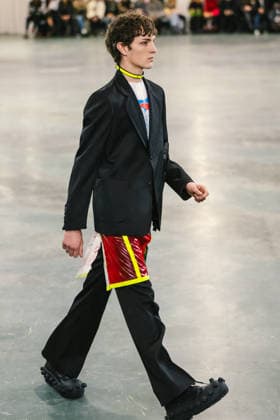 PFW - Walter Van Beirendonck Runway Model walks the runway during the Walter Van Beirendonck Menswear Fall Winter 2026-2027 show as part of Paris Fashion Week on January 21, 2026 in Paris, France. Photo by Jana Call me J ABACAPRESS.COM Paris Ile de France France  Copyright: xJanaxCallxmexJ ABACAx
