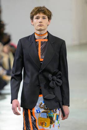 PFW - Walter Van Beirendonck Runway Model walks the runway during the Walter Van Beirendonck Menswear Fall Winter 2026-2027 show as part of Paris Fashion Week on January 21, 2026 in Paris, France. Photo by Jana Call me J ABACAPRESS.COM Paris Ile de France France  Copyright: xJanaxCallxmexJ ABACAx