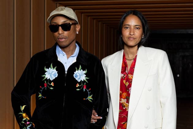 Semi Exclusive Pharell Williams and his wife Helen Lasichanh arriving at Kenzos dinner party on the sidelines of Mens Fashion Week Autumn Winter 2026 2027 in Paris on 21 January 2026 Tiphaine Praud Lebely Bestimage Celebs at Kenzos dinner party on the sidelines of Mens Fashion Week Autumn Winter 2026 2027 in Paris on 21 January 2026 Paris France  Copyright: xTiphainexPraud-Lebelyx xBestimagexTiphainexPraud-Lebelyx xBestimagex