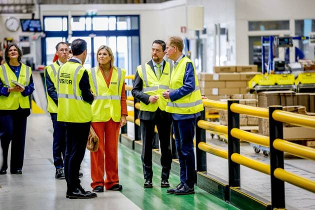 APELDOORN Queen Maxima will be on a working visit to the BDR Thermea factory and its subsidiary Remeha in Apeldoorn. The visit will focus on the energy transition and the development of sustainable heating solutions for residential buildings, as well as commercial, social, and industrial buildings. ROBIN UTRECHT PHOTOGRAPHY ANP netherlands out - belgium out  Copyright: xx x548215446x originalFilename: 548215446.jpg