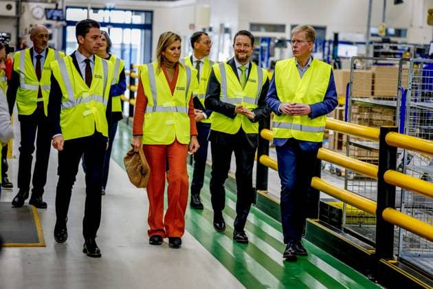 APELDOORN Queen Maxima will be on a working visit to the BDR Thermea factory and its subsidiary Remeha in Apeldoorn. The visit will focus on the energy transition and the development of sustainable heating solutions for residential buildings, as well as commercial, social, and industrial buildings. ROBIN UTRECHT PHOTOGRAPHY ANP netherlands out - belgium out  Copyright: xx x548215456x originalFilename: 548215456.jpg